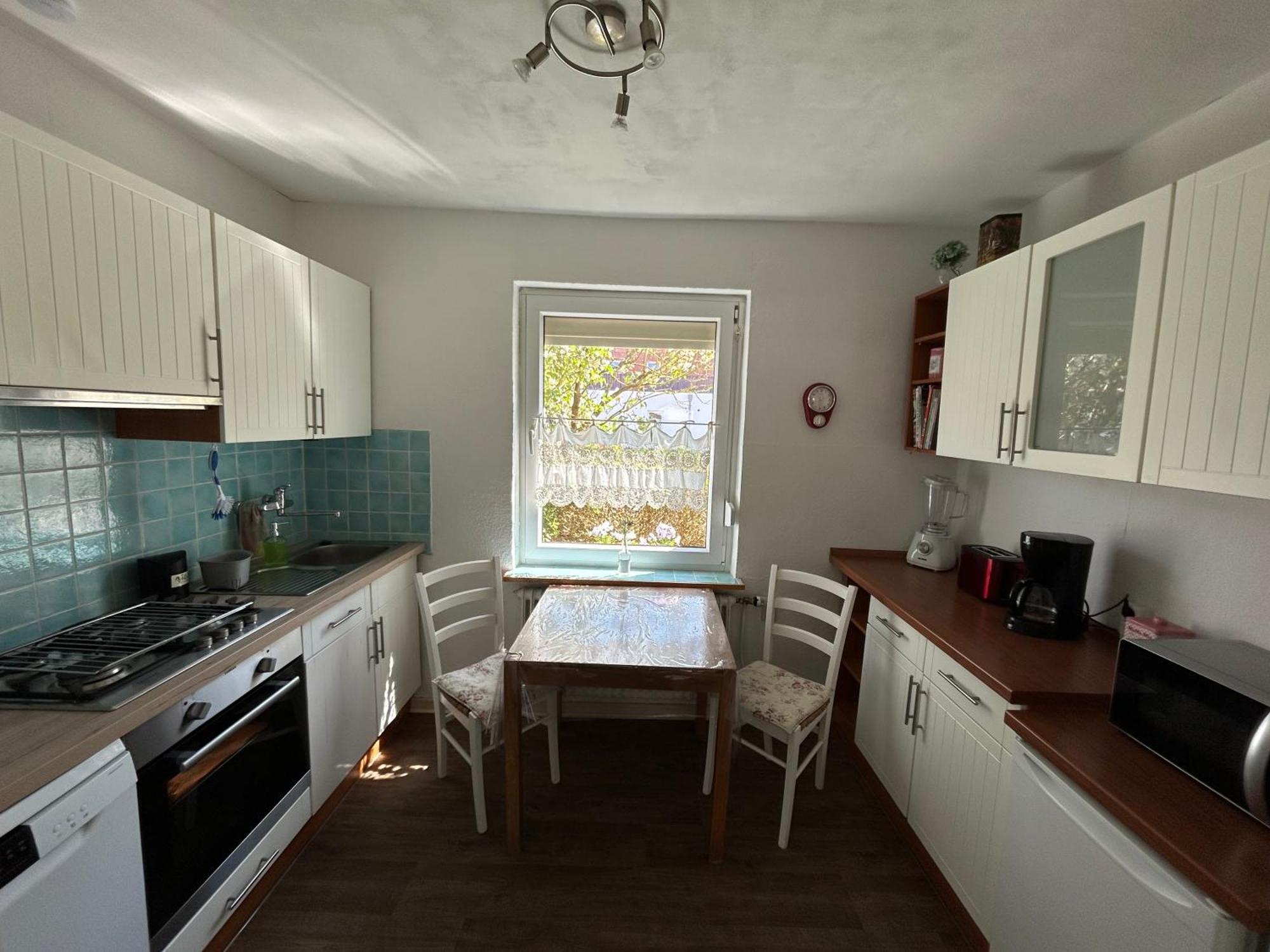 Ferienwohnung Haus Papenburg Garten Parkplatz Nordsee Buitenkant foto