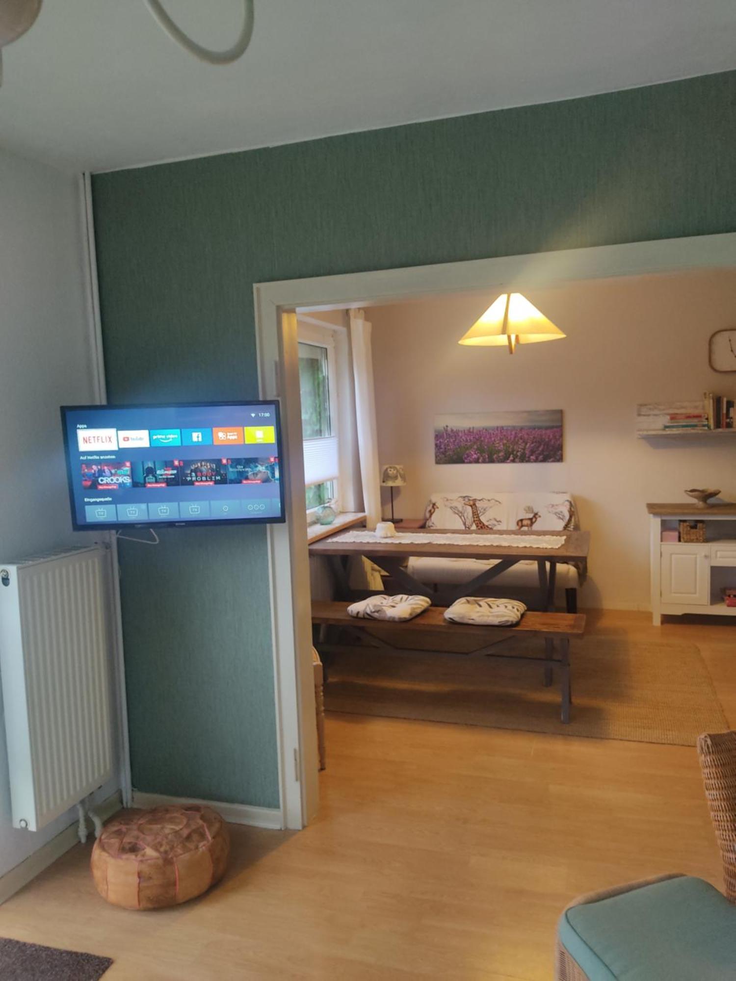Ferienwohnung Haus Papenburg Garten Parkplatz Nordsee Buitenkant foto
