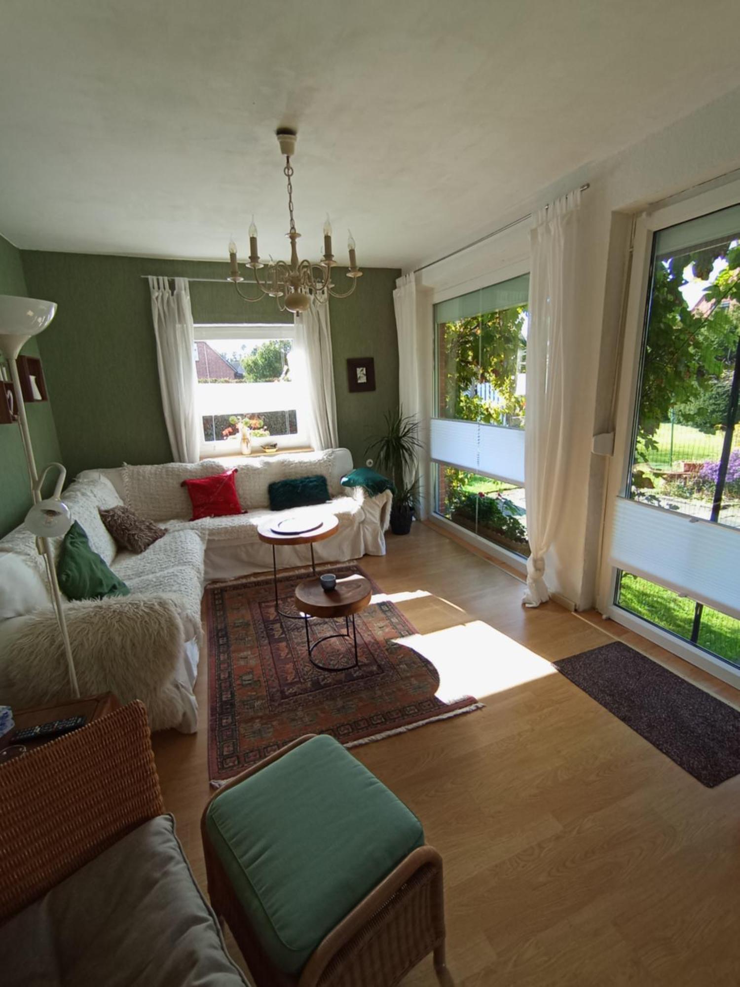 Ferienwohnung Haus Papenburg Garten Parkplatz Nordsee Buitenkant foto
